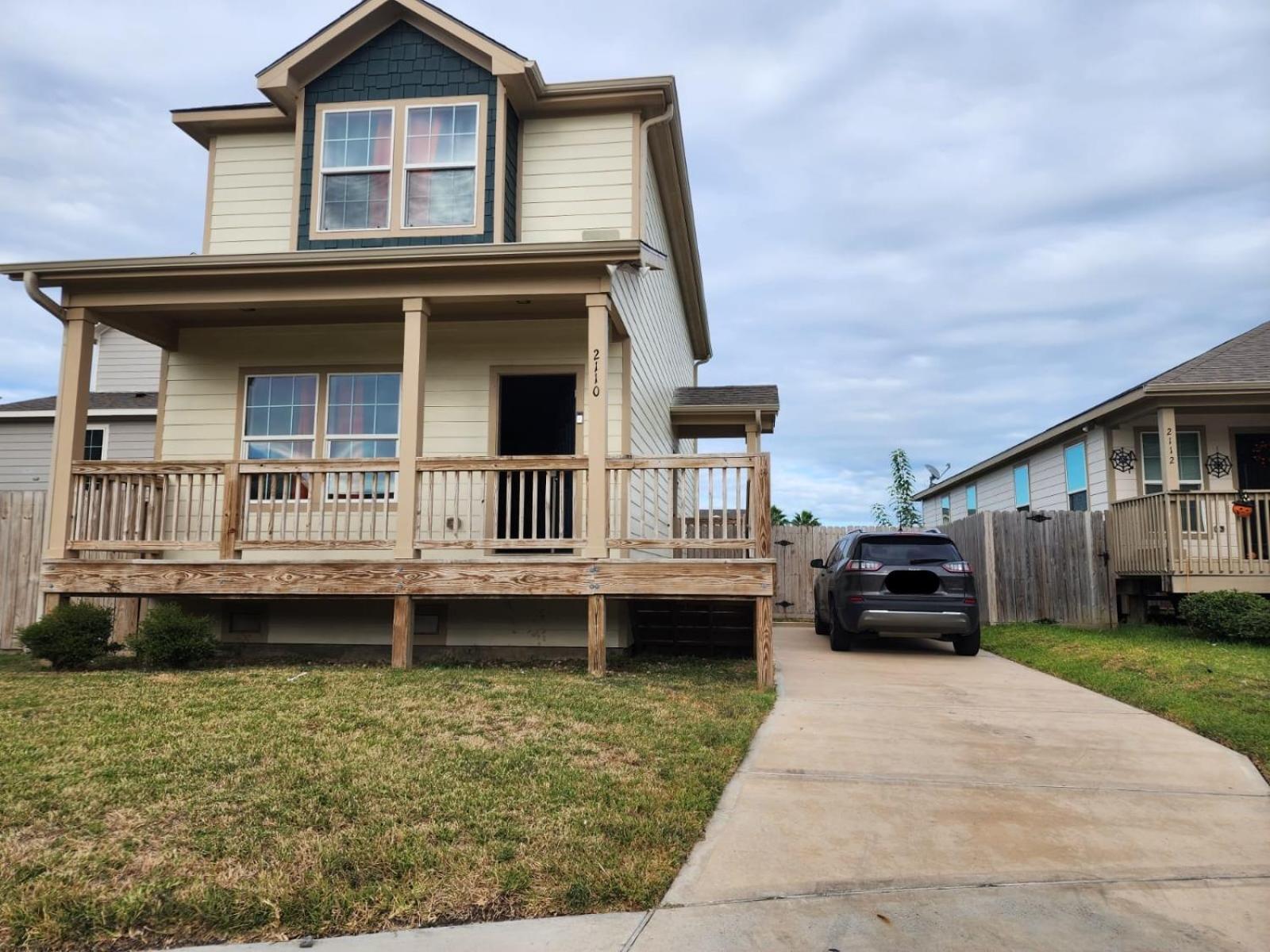 Spacious Villa Close To The Beach, 10 Sleeps Galveston Bagian luar foto